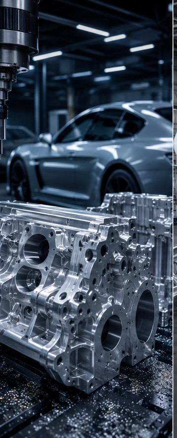 Automotive-Fertigung mit Aluminiumkomponenten
