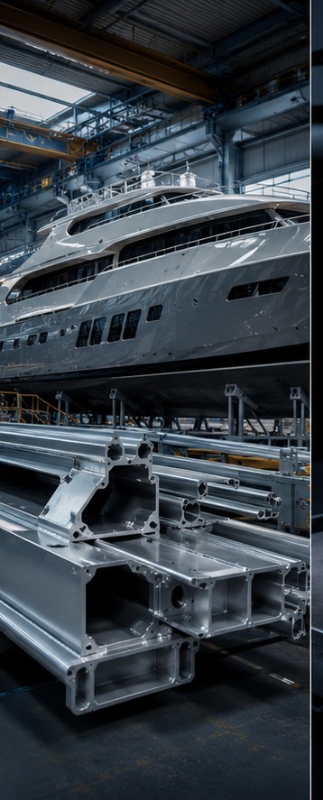 Aluminiumprofile und Bauteile für Marineanwendungen